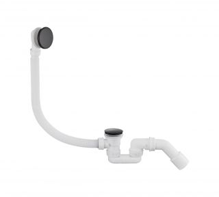 Автоматический сливы-перелив для ванны Grocenberg GB230BL Чёрный матовый